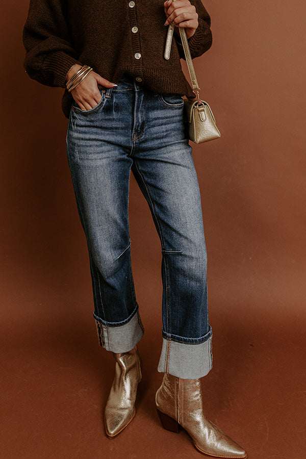 RISEN Kristy High Waist Straight Leg Jean Image - 2