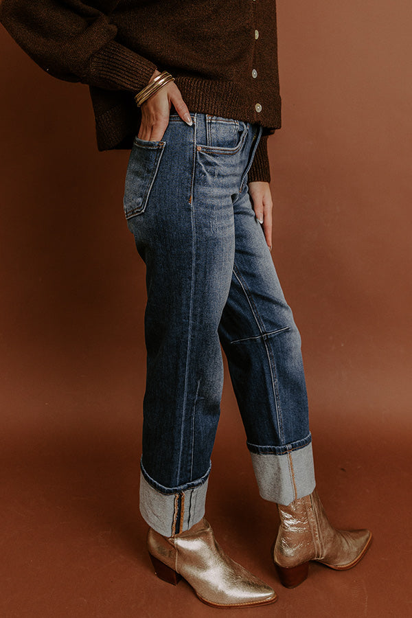 RISEN Kristy High Waist Straight Leg Jean Image - 4