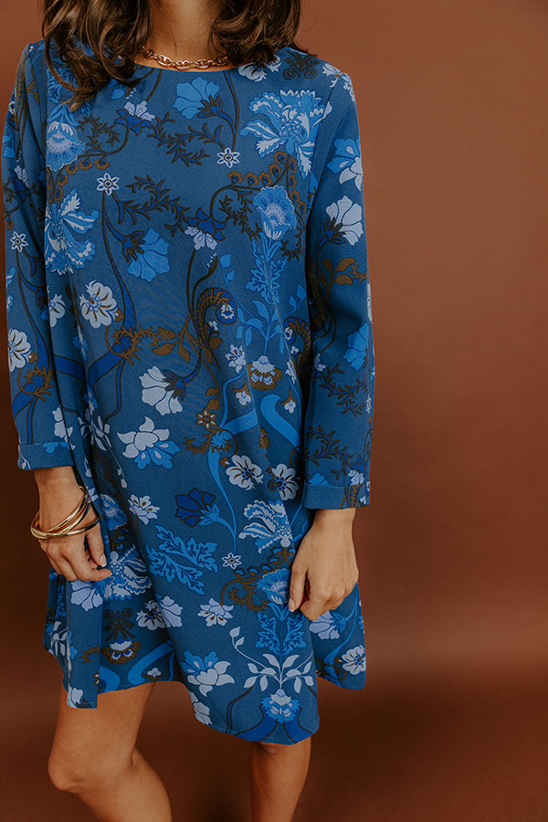 Estate Muse Floral Mini Dress Image - 4