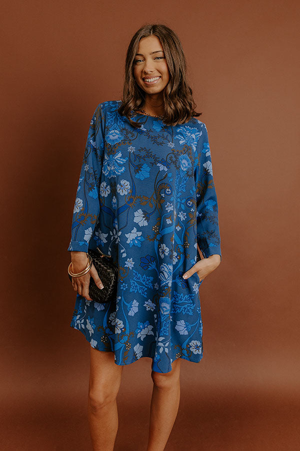 Estate Muse Floral Mini Dress Image - 2