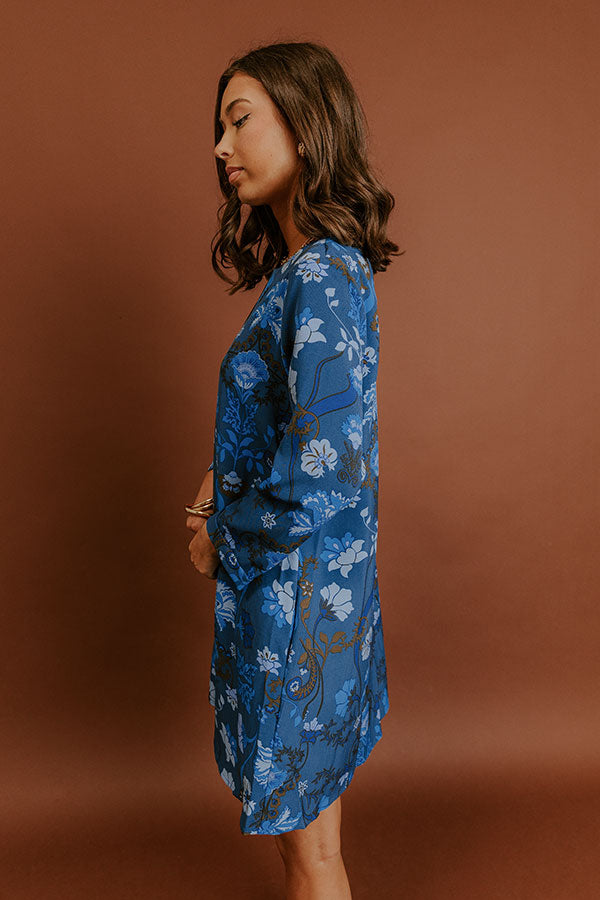 Estate Muse Floral Mini Dress Image - 5