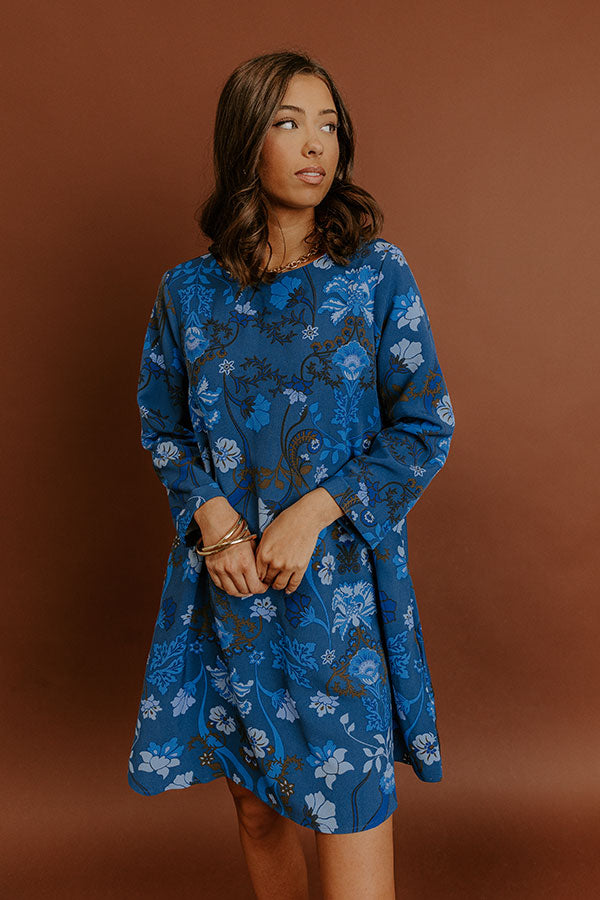 Estate Muse Floral Mini Dress Image - 3