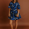 Evening Reverie Floral Jacquard Mini Dress Image - 1