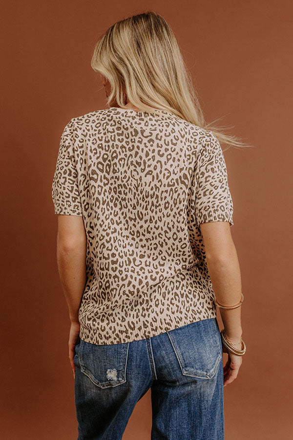 Rooftop Chic Leopard Knit Top Image - 5