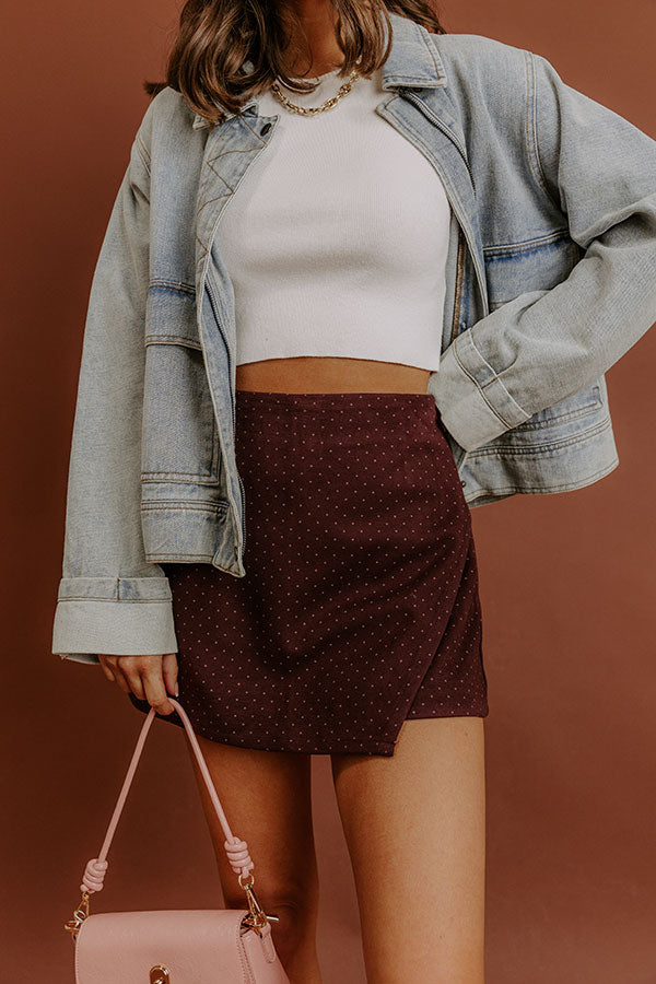 Spot On High Waist Skort Image - 4