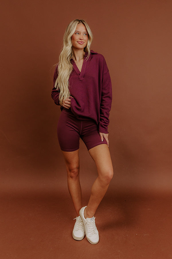 Cozy Cues High Waist Biker Shorts Image - 1