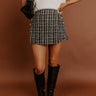 Uptown Charm High Waist Tweed Skort Image - 1