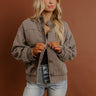 Ski Lodge Cutie Quilted Jacket in Charcoal Image - 1