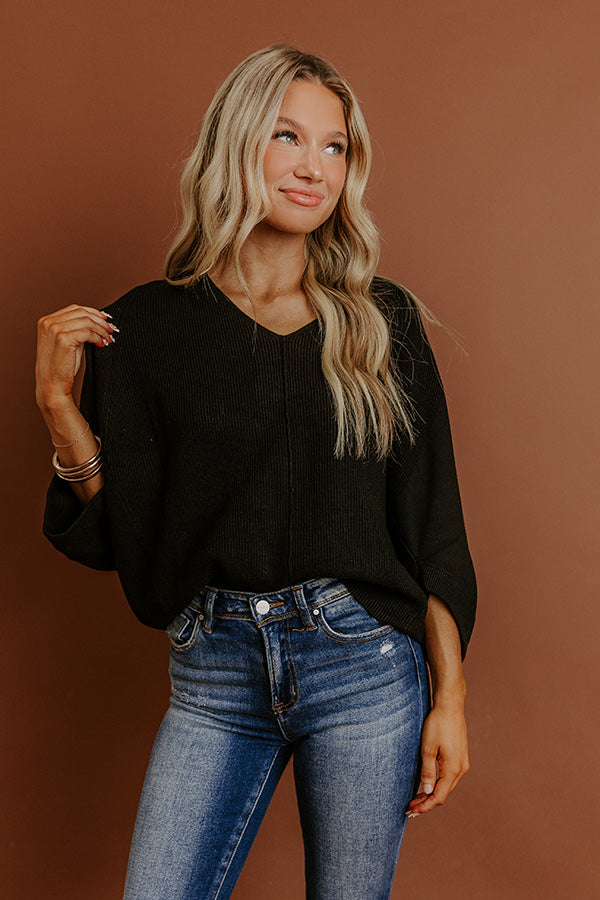 Bistro Vibes Knit Dolman Top Image - 1