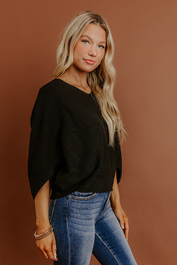 Bistro Vibes Knit Dolman Top Image - 4