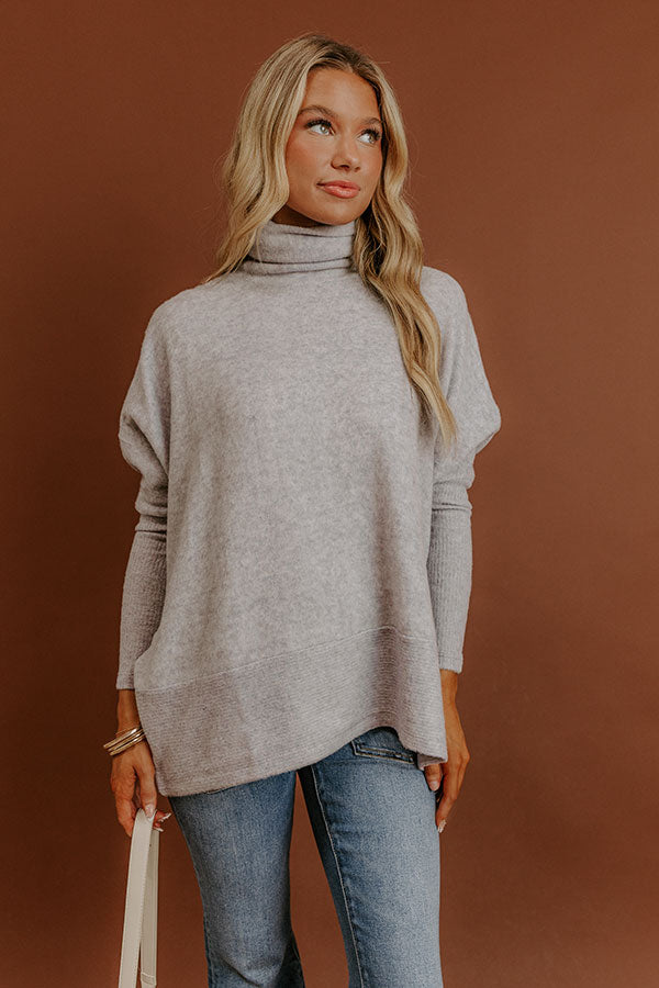 Fireside Cuddles Sweater in Grey Image - 3