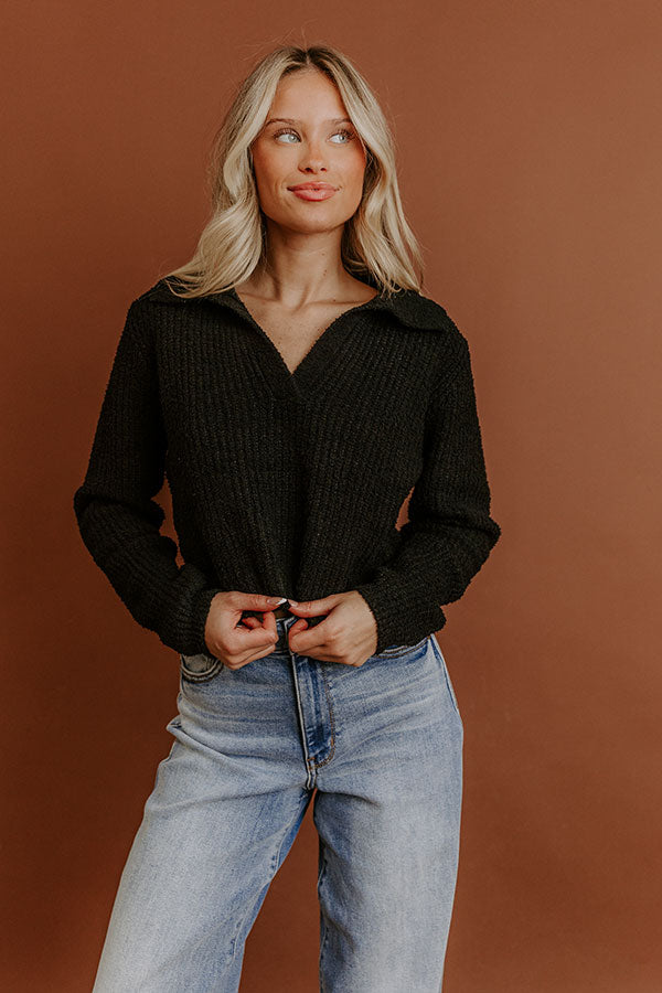 Warm Whispers Knit Sweater Top Image - 3