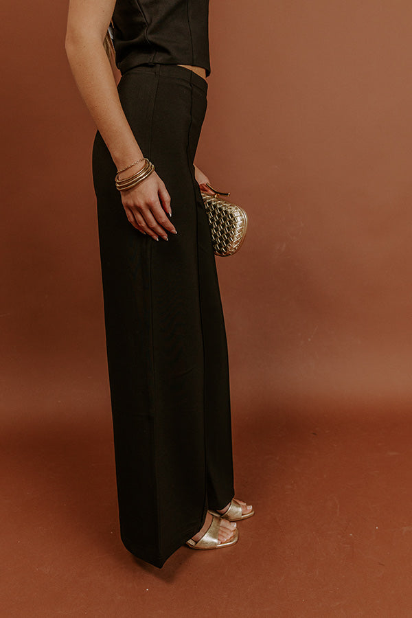 Cocktails First High Waist Wide Leg Pants Image - 4