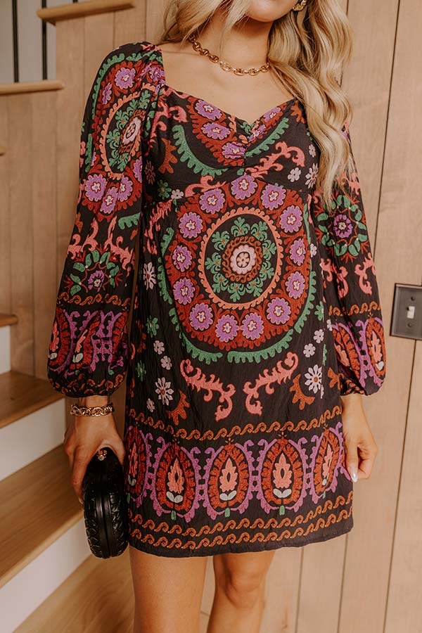 Uptown Happy Hour Floral Mini Dress Image - 3