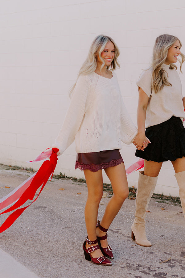 The Daphne High Waist Faux Leather Mini Skirt Image - 1