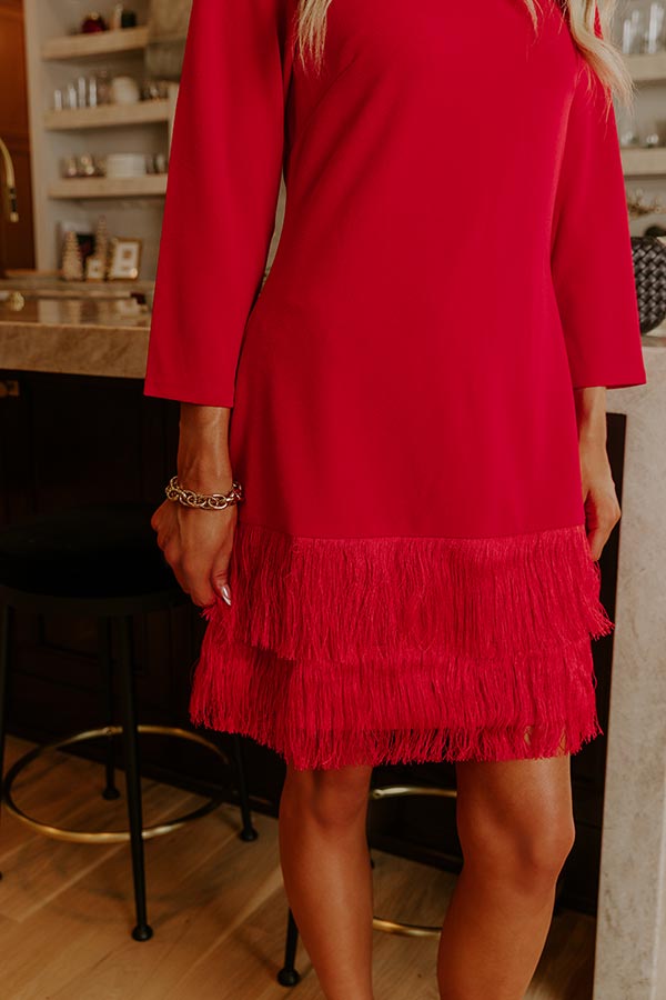 Sway To The Music Fringe Mini Dress Image - 4