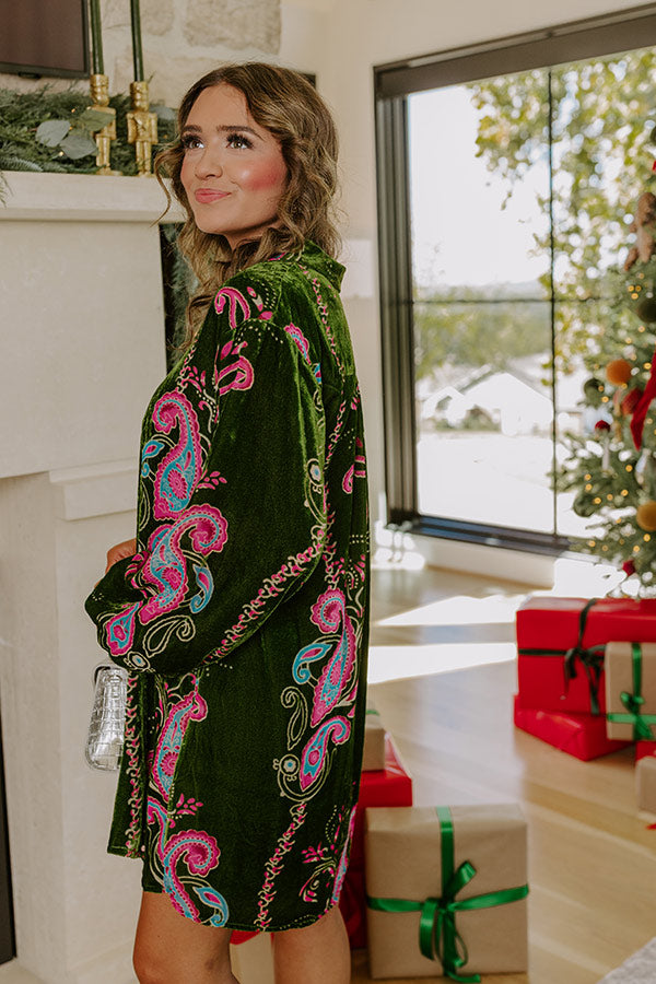 Time To Dance Floral Burnout Mini Dress Image - 4