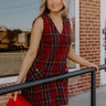 Plaid Season Tweed Mini Dress Image - 1