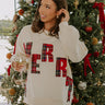 Merry Plaid Fleece Sweatshirt Image - 1