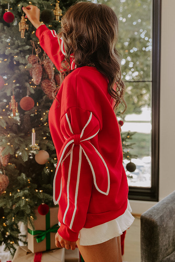 Sweet Surprise Bow Sweatshirt Image - 5