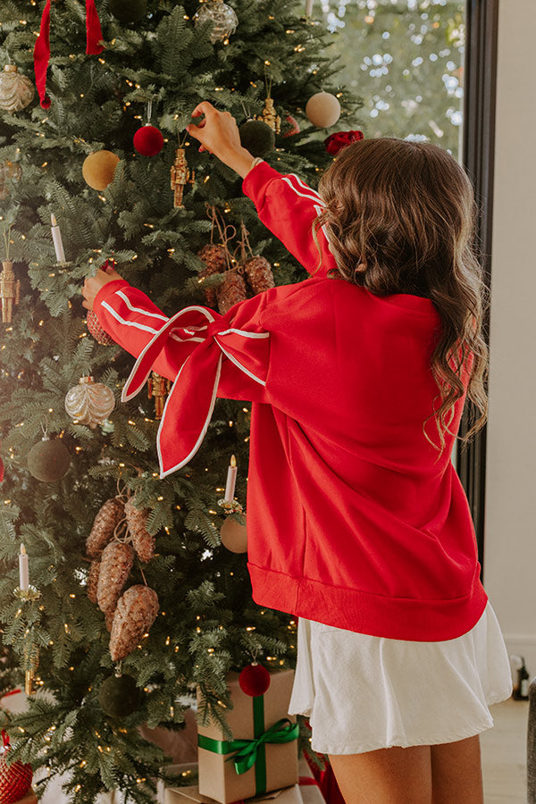 Sweet Surprise Bow Sweatshirt Image - 1