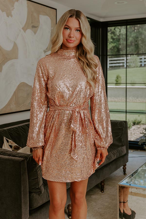 Dazzle Darling Sequin Mini Dress Image - 2