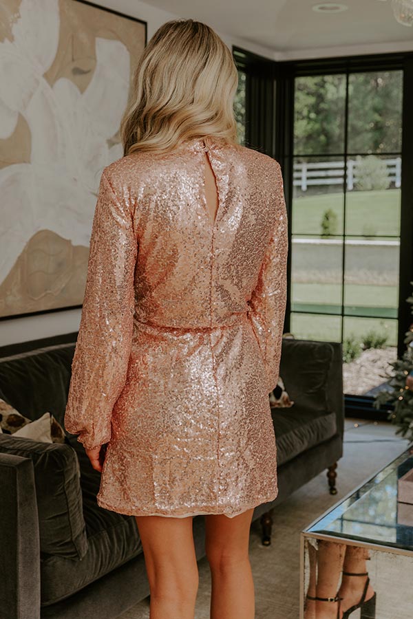 Dazzle Darling Sequin Mini Dress Image - 3