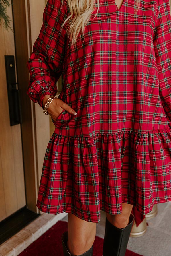 Plaid Promise Mini Dress Image - 3