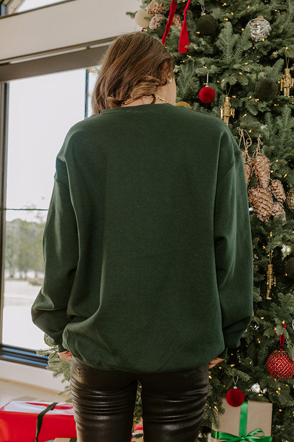 Merrier With A Martini Graphic Fleece Sweatshirt Image - 5