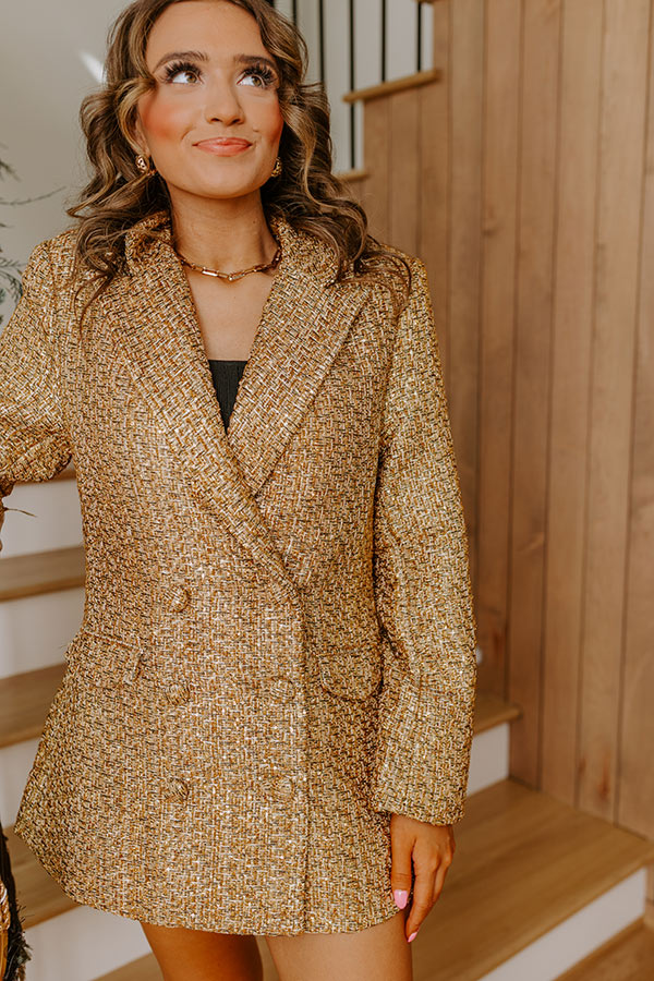 Life Of The Party Tweed Blazer Image - 3