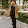 Uptown Charm Faux Fur Coat in Camel Curves Image - 1