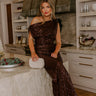 Chic Celebration Sequin Jumpsuit in Chestnut Image - 1