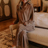 Warm Welcome High Waist Chenille Knit Pants in Mocha Image - 1