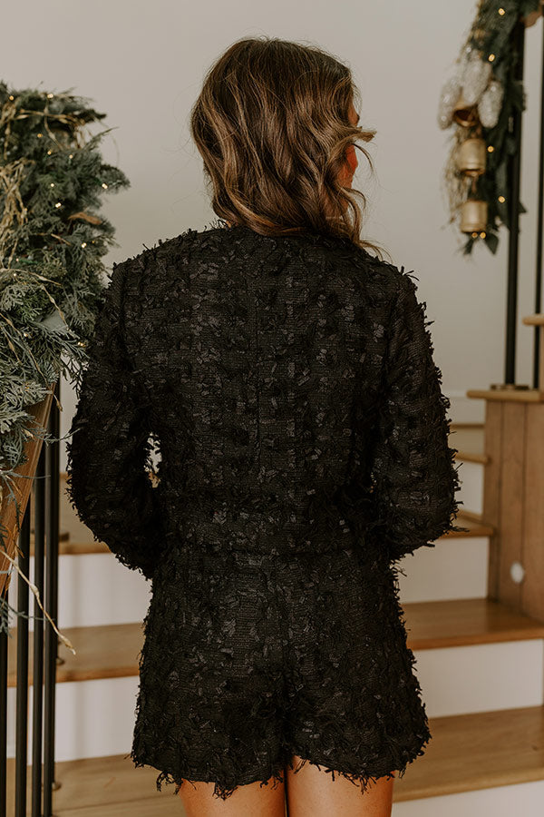 Uptown Views Tweed Jacket in Black Image - 4