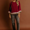 Chic Season Linen-Blend Scalloped Top Image - 1