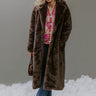 Uptown Allure Plush Faux Fur Coat Image - 1