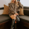 Metro Muse Oversized Knit Leopard Sweater Image - 1