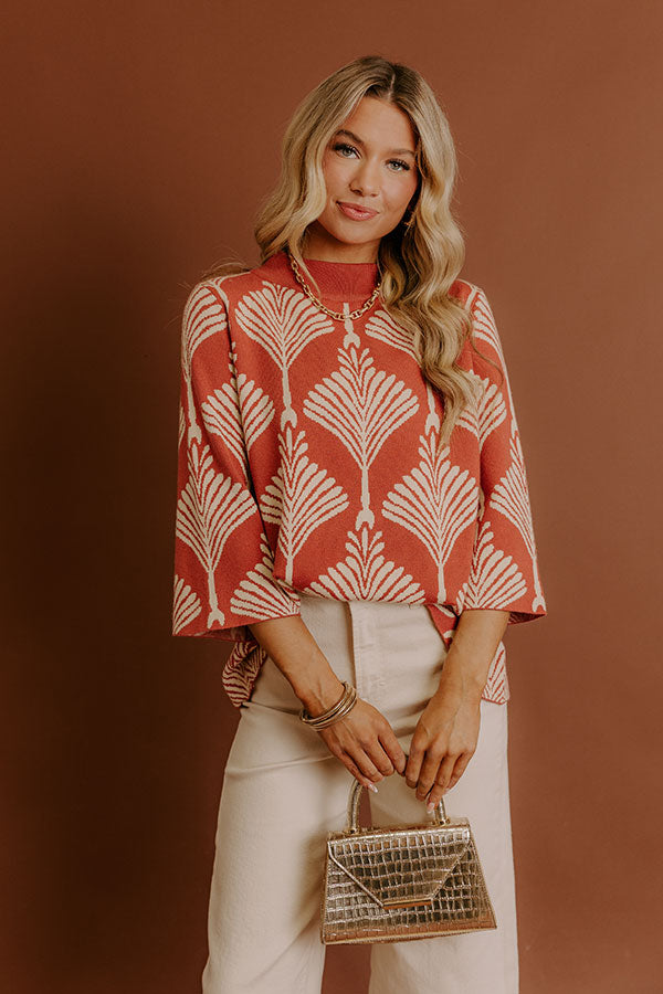 Chic And Charming Knit Sweater Top Image - 1