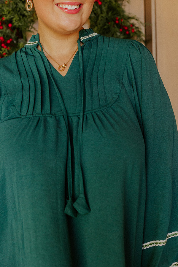 Modern Mingle Pleated Mini Dress Curves Image - 4