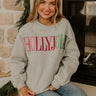 Holly Jolly Embroidered Sweatshirt Image - 1