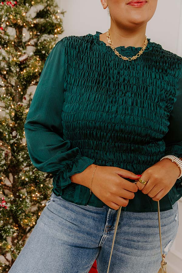 Madison Muse Smocked Top Curves Image - 4