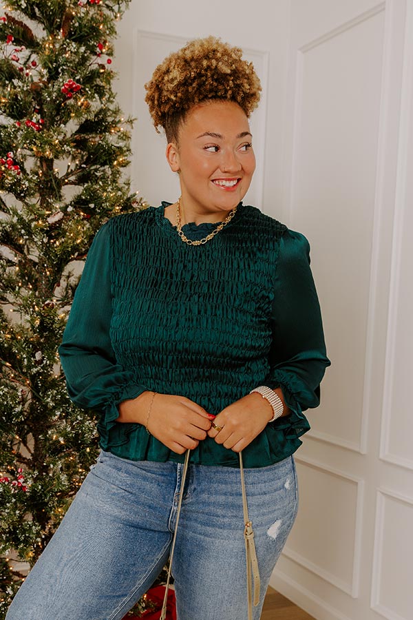 Madison Muse Smocked Top Curves Image - 3