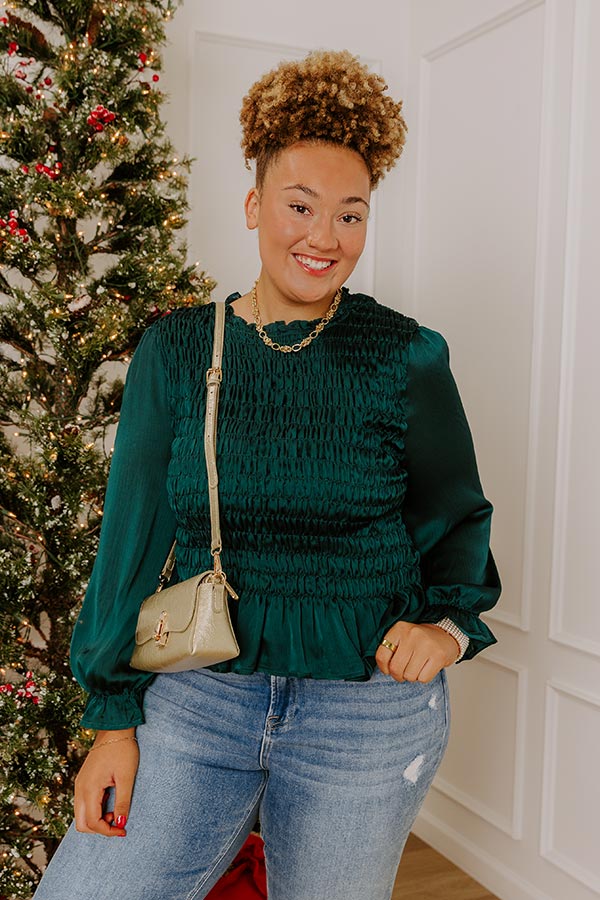 Madison Muse Smocked Top Curves Image - 1