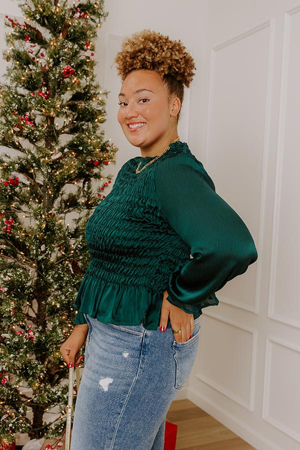 Madison Muse Smocked Top Curves Image - 5