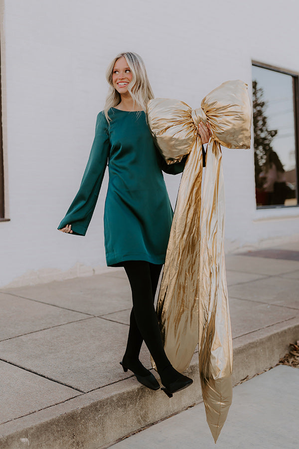 Whisper And Wine Satin Mini Dress Image - 2