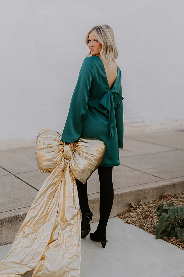 Whisper And Wine Satin Mini Dress Image - 1