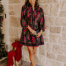 Dinner Party Chic Floral Mini Dress Image - 1