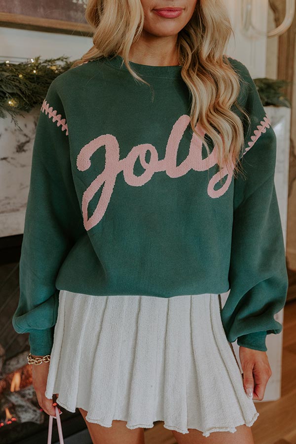 Jolly Terry Embroidered Sweatshirt Image - 3