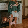 Jolly Terry Embroidered Sweatshirt Image - 1