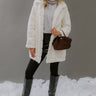 Uptown Charm Faux Fur Coat in Ivory Image - 1